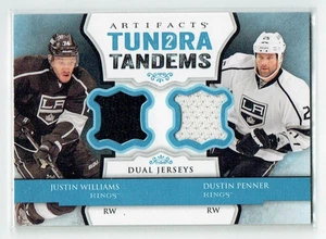 13-14 UD Upper Deck Artifacts Tandems  Justin Williams--Dustin Penner  Jerseys - Picture 1 of 1
