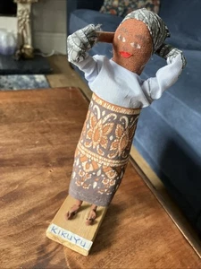 Vintage Kenya Kikuyu Doll Figure Hand Made Wire Work - Picture 1 of 7
