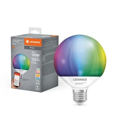 LED Smart+ G95 Globe 14W = 100W E27 matt 1521lm RGBW 2700-6500K dimmbar App WiFi - Bild 1 von 4