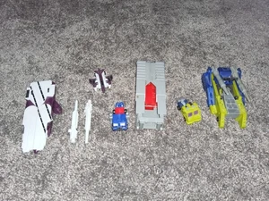 Transformers G1 complete set Overload Flattop Roughstuff micromasters carriers - Picture 1 of 4