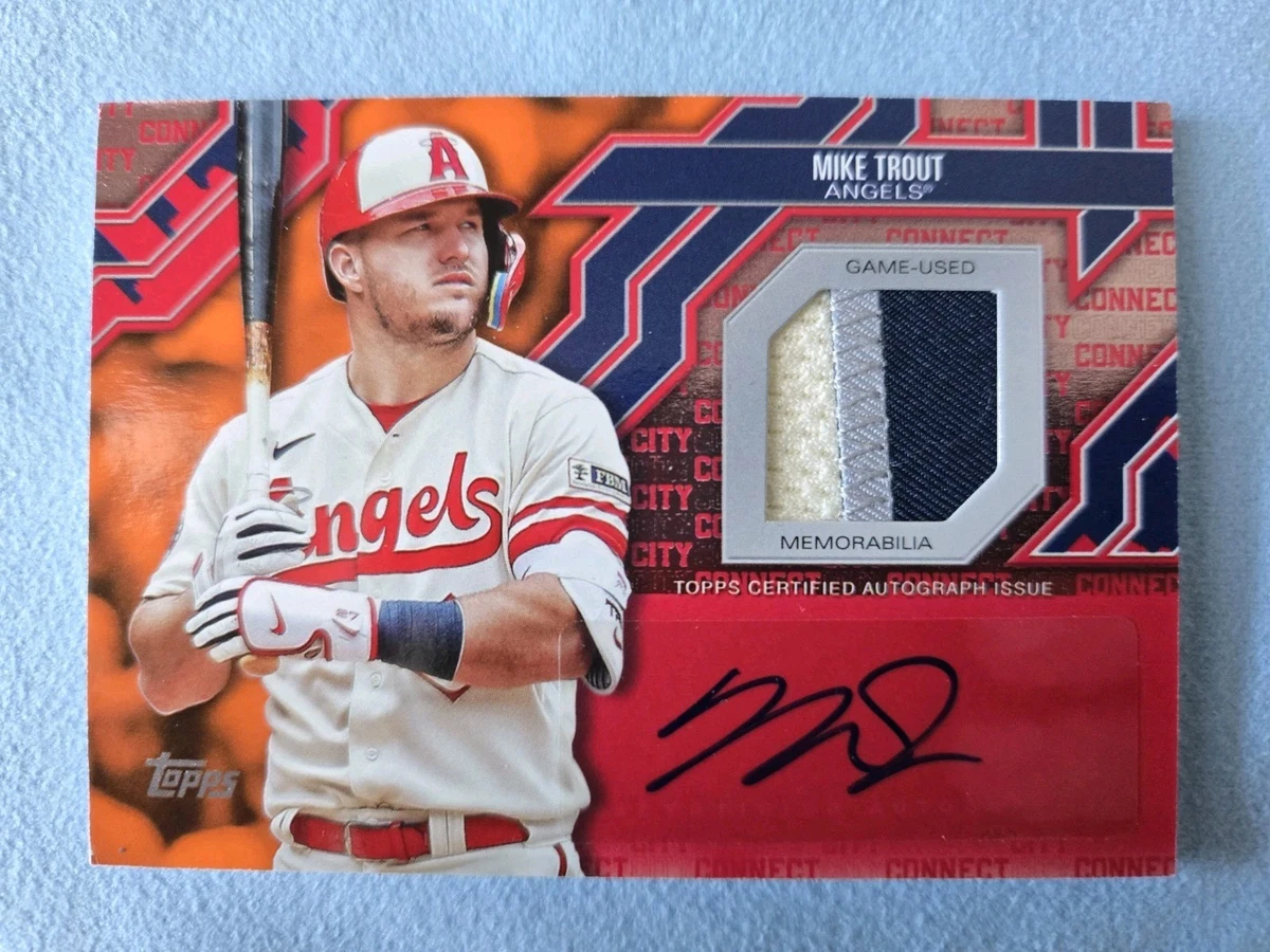 Mike Trout Topps Baseball Serial Numbered Trading Card Singles for