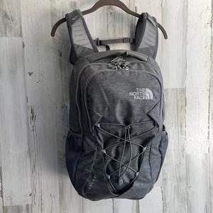 The North Face Unisex Jester Day Pack Travel Hike Student Used Backpack Grey - Picture 1 of 12