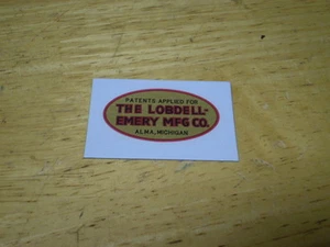 Original Lobdell Emery Bicycle Seat Decal Water Transfer Fits Schwinn Shelby & - Picture 1 of 1