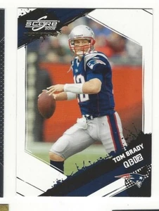 2009 Score TOM BRADY Inscriptions PARALELL card #179!  Patriots GOAT Michigan TB - Picture 1 of 2