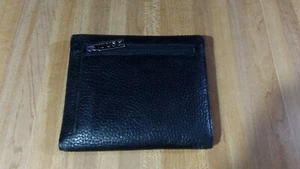 Vintage Tusk Black Leather Women's Wallet,5 1/2 x 4 1/2! - Picture 1 of 7