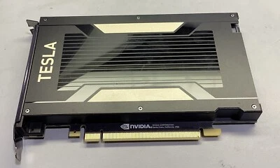Tesla NVIDIA V100 16GB FHHL PCIE 1290 MHz 5120 Cores **Best for AI/ML** See Pics - Image 1 of 4