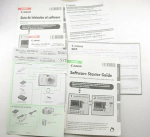 Canon Software Starter Powershot SD700 IS Digital Guide/Manual Booklets - B180 - Bild 1 von 7
