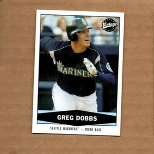  2004 Upper Deck Vintage #469 Greg Dobbs RC Seattle Mariners