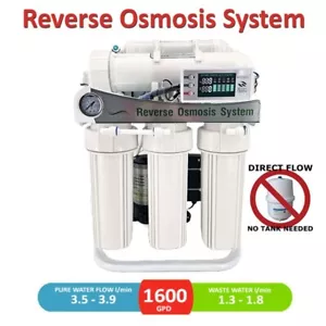 1600GPD & 800GPD Pumped Reverse Osmosis System - LCD Auto Computer - Picture 1 of 7