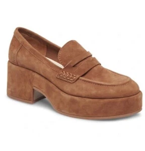 Mocasines Dolce Vita Yanni gamuza castaño en marrón tallas 6 y 6,5 házmelo saber - Imagen 1 de 5