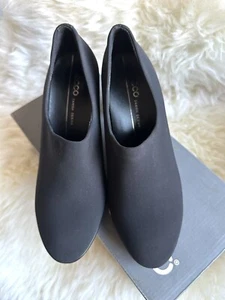 NIB Ecco Shape 55 Plateau Black Fabric Women’s Size 35 Ankle Heel 268053 $150 - Picture 1 of 8