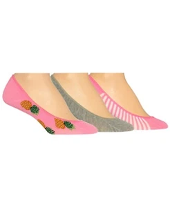 Hot Sox Women's 3-Pk. Assorted Pineapple Liner Socks, Sock Size 9-11 - Picture 1 of 1