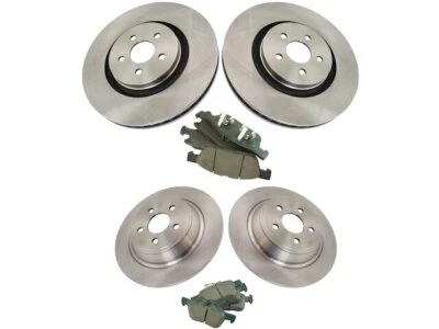 For 2017-2018 Lincoln Continental Brake Pad and Rotor Kit Front and Rear 44588ND - Image 1 of 2