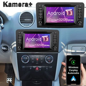DAB+ Android 13 Autoradio GPS Navi Für Mercedes Benz ML/GL Klasse W164 X164 +KAM - Bild 1 von 18