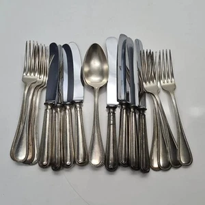 Antique Silver Plated Cutlery Set Austrian Krupp Berndorf 20 Pieces - Picture 1 of 19