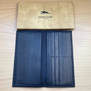 Vintage 70’s Air France Longchamp Leather Wallet Unused Very Rare. - Picture 1 of 11