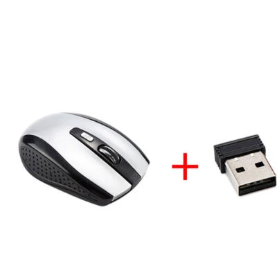 2 Wireless Optical Mouse  Mice & USB Receiver For PC Laptop Computer DPI USA - Image 1 of 4
