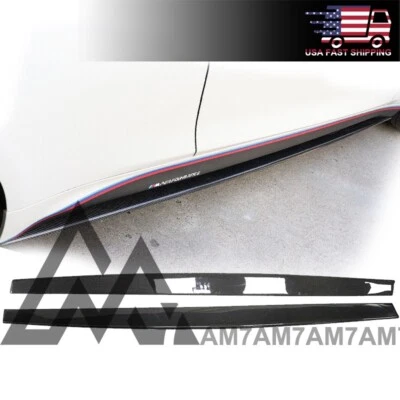 Carbon Side Skirts For 2015 2016 2017 2018 2019 2020 BMW F80 F82 F83 F30 F32 F36 - Image 1 of 4