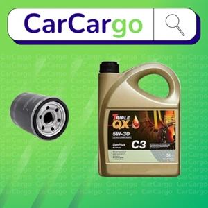 Service Kit Kia Magentis 2.7 Petrol 2005-2010 Oil Filter Triple QX 5W-30 5L - Picture 1 of 8