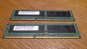 8GB RAM Arbeitsspeicher N40L (2x MT18JSF51272AZ-1G1A1 Micron 4GB PC3-8500E) - Bild 1 von 1