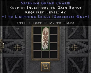 Lightning Skill Charm NON-ladder | PC PS4 PS5 XBOX ✅ | DIABLO 2 RESURRECTED D2R - Picture 1 of 1