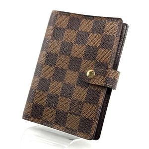 LOUIS VUITTON Monogram Agenda PM Damier Day Planner Cover Brown CA0978 Auth#0517 - Picture 1 of 13