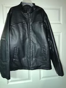 Whispering smith men’s faux leather jacket medium - Picture 1 of 5