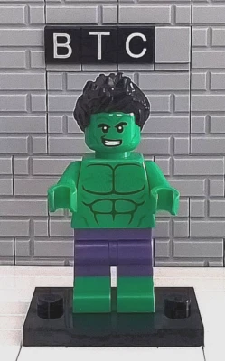 LEGO Marvel Super Heroes 76241 Hulk - Dark Purple Pants, Spiked Hair Minifigure! - Image 1 of 4