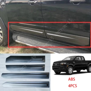 For Ford Ranger 2019-2021 ABS Black Body Skirt Side Door Streamer Molding Cover - Picture 1 of 8