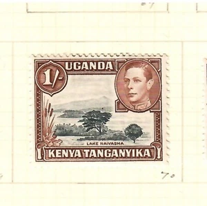 Kenia, Uganda y Tanganica 1938 1 chelín perf 13 x 11 3/4 como nuevo - Imagen 1 de 1
