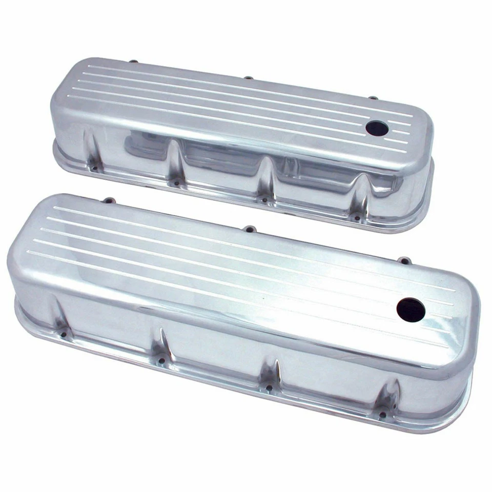 Spectre Performance 5012 Ball Milled Aluminum Tall Valve Cover for Big Block Che - Image 1 of 1