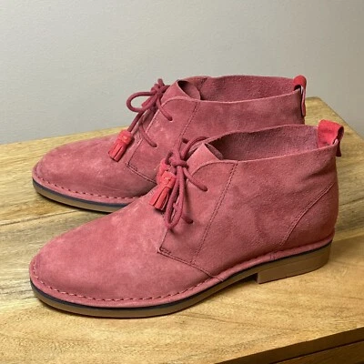Hush Puppies Women's Cyra Catelyn Boots Dark Red Suede US9.5 - Image 1 of 4