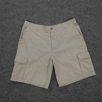 Pantalones Cortos Geoffrey Beene Para Hombres 36 Carga Crema Desgarro Lona Ligeros 36x8.5 Foto 1 de 4