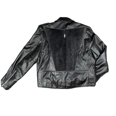 Chaqueta motera de cuero Stingray para hombre talla 46 PERSONALIZADA ÚNICA EN SU CLASE Foto 1 de 4