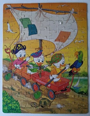Rompecabezas dorado vintage HUEY, DEWEY & LOUIE como piratas 100 piezas 4605-48 Foto 1 de 4