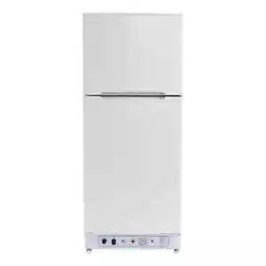 Smad 6.5 cu.ft Propane Gas Fridge Top Freezer RV 12V 110V LPG Home Refrigerator - Picture 1 of 17