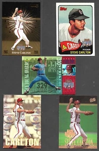 1996 MLB All Star Game FanFest Steve Carlton Complete Set of 5 Cards MINT - Bild 1 von 1