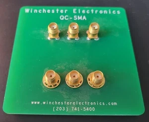 PCB placa de demostración Winchester Electronics QC-SMA para serie Winchester Quick Connect - Imagen 1 de 2
