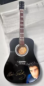 Axe Heaven Elvis Presley GUITAR MINIATURE 1:4 scale Black Acoustic Mini Guitar - Picture 1 of 7