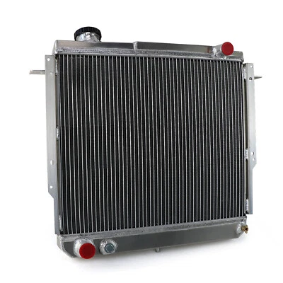 4 Rows Aluminum Radiator Fit 1986-1992 1990 JEEP CHEROKEE COMANCHE WAGONEER 2.8L - Image 1 of 4