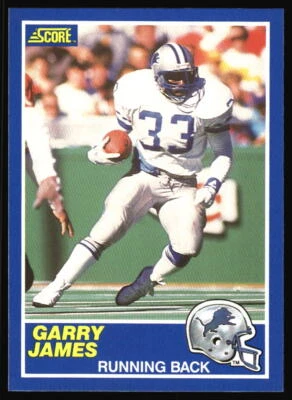 1989 Score Garry James    #94 Detroit Lions - Image 1 of 2