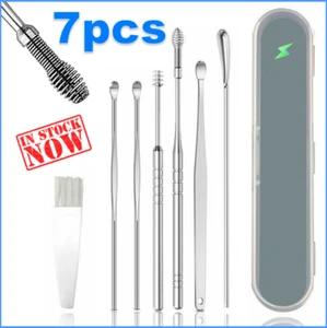 Ear Wax Remover Cleaner Spiral Safe Soft Tip Wax Removal Tool - Picture 1 of 7