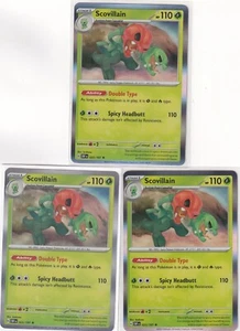 [LOT 3] Pokemon OBF Obsidian Flames Scovillain 025/197 Reverse Foil - 1080 - Picture 1 of 1