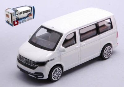 MODELLINO FURGONE STATICO BURAGO VW T6.1 TRANSPORTER 2020 BIANCO SCALA 1:43 - Immagine 1 di 4