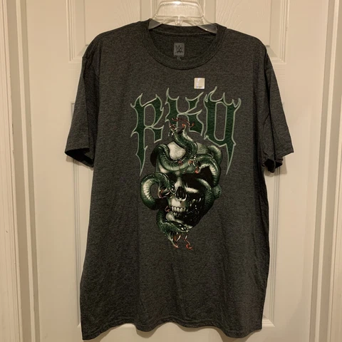 Authentic Randy Orton WWE Shirt ~ 2018 XL Gray ~ New w/ Holographic Sticker Cover