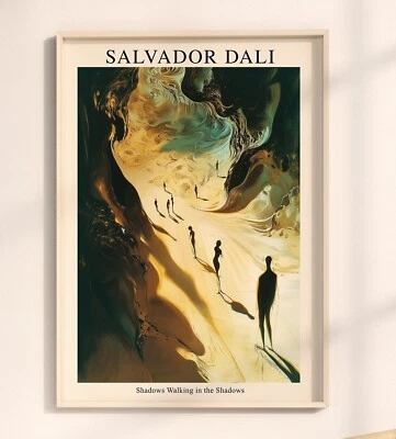 Pintura Salvador Dali Dali Dali, arte surrealista, impressão Salvador Dali - Imagem 1 de 4