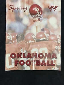 Vintage Oklahoma Football Spring 1999 Program 73 Pages with Color Pictures - Picture 1 of 10