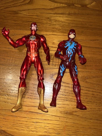 2 DC Justice League: The Flash w/ Electro-Strike 6" Action Figure - lot read Cover