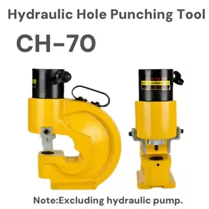 CH-70 35T Hydraulisches Lochstanzwerkzeug Lochbagger Kraftlocher glatt F/ Eisen - Bild 1 von 6