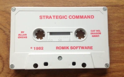 Strategic Command  Dragon 32 Game Cassette only  . Free UK Postage - Image 1 of 3